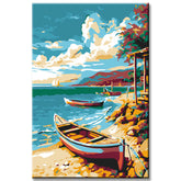 Paint by Numbers Painting Holidays by The Sea